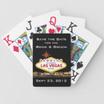 Save the Date Las Vegas Poker Cards