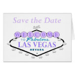 Save the Date Las Vegas Wedding Bells Cards