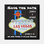 Save the Date Las Vegas Wedding Fridge Magnets