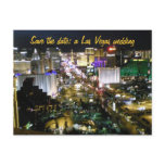 Save the Date Las Vegas Wedding Plans Post Card