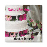 Save the date magnet
