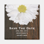 Save The Date Magnet - Daisy & Barnwood