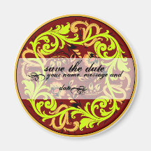 save the date magnet designed by kanjiz