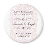 Save The Date Magnet-Vintage Blossom