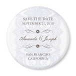 Save The Date Magnet-Vintage Blossom