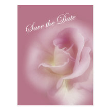 Save the Date - Mauve Rose - TBA Postcards