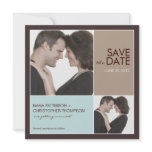 Save the Date Modern Blocks Photo Announcement