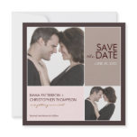 Save the Date Modern Blocks Photo Announcement invitations