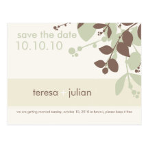 SAVE THE DATE :: native 5 Postcard