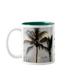 Save the Date palm tree mugs