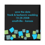 Save the Date Personalized - Blocks Magnets