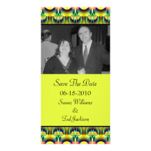 save the date personalized photo card