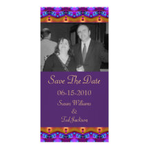 save the date photo card template