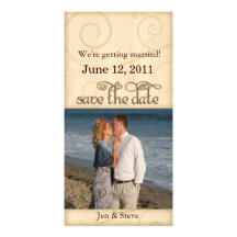 Save the date photo template holder photo card template