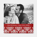 Save the Date Photo Wedding Magnet