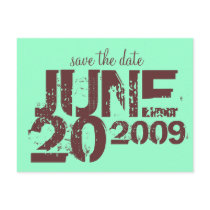 Save the Date Postcard