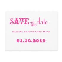 Save the date post card