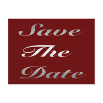 Save The Date Postcard