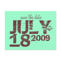 Save the Date Post Card