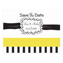 Save the date postcard