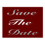 Save The Date Postcard