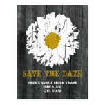 Save The Date Postcard - Barnwood Daisy
