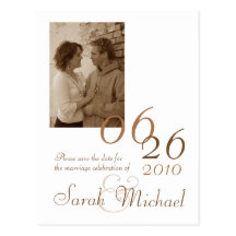 Save the Date Postcard Photo 01