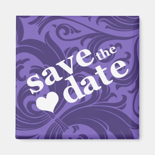 save the date refrigerator magnet
