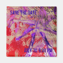 Save The Date Refrigerator Magnet