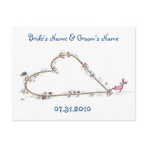 Save the Date, Sand Surprise Postcard