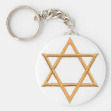 Save the Date/Star of David Keychain