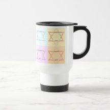 Save the Date/Star of David pop art Coffee Mug