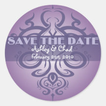 Save the Date Sticker