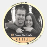 Save the Date Stickers