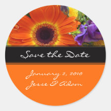 Save the date stiickers, envelop sealers round sticker