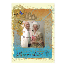 Save the date Storybook Photo Invitation
