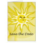 Save the Date Summer Sunshine Note Card
