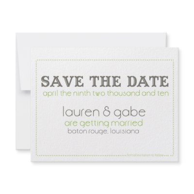 Save the Date (Today's Best Winner) Announcements by fancybelle