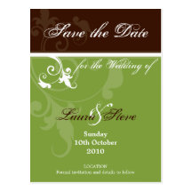SAVE THE DATE :: verve 3 Postcard