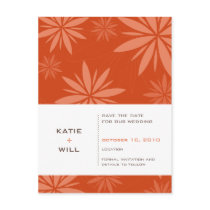 SAVE THE DATE :: vitality rust Postcards