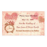 Save the Date Wedding Card (Business size)
