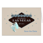 Save the Date Wedding in Las Vegas Card