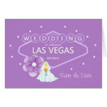 Save the Date Wedding In Vegas Card