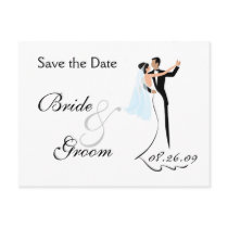 Save the Date Wedding Invitation Postcard
