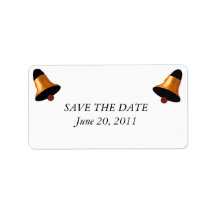 Save The Date Wedding Label
