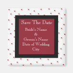 Save The Date Wedding Magnet  Template