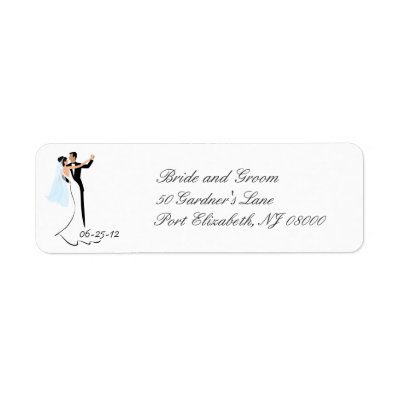 Save the Date Wedding Return Address Labels by SquirrelHugger