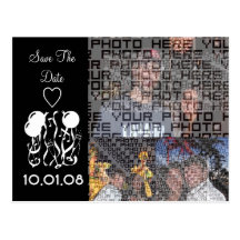 Save the Date with YOUR Photos - - Postcards