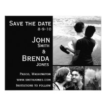 Save the Dates Customizable Wedding Invitations