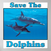 Save the Dolphins Print